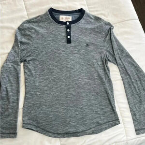 Munsingwear Penguin Henley Shirt Men's Black / White